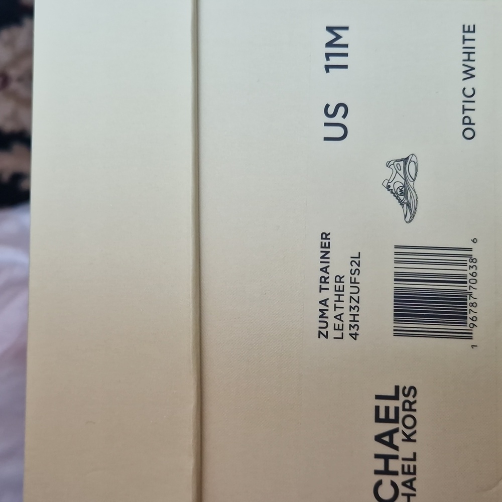 Michael Kors Zuma Trainer Leather - Optic White - Picture 2 of 12